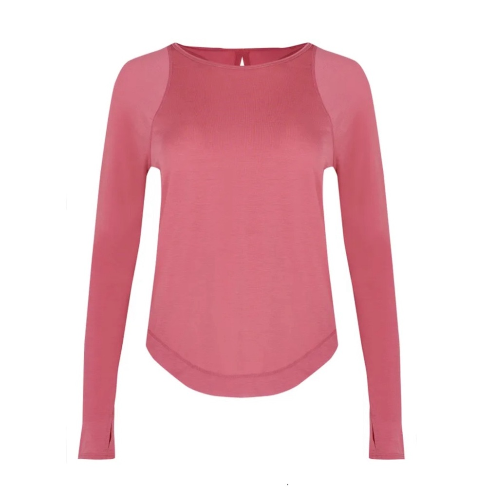 Sweaty Betty Breezy Long Sleeve T-Shirt in adventure Pink